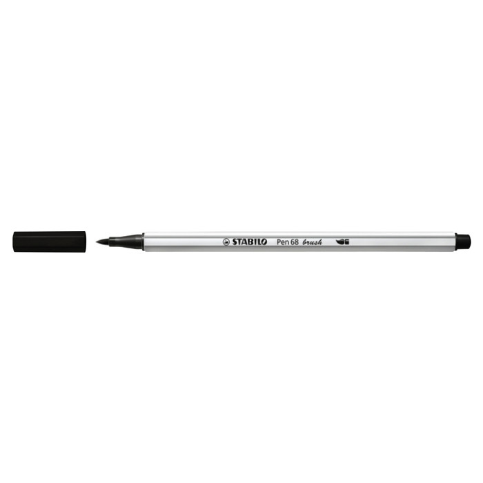 Brushstift STABILO Pen 568/46 zwart