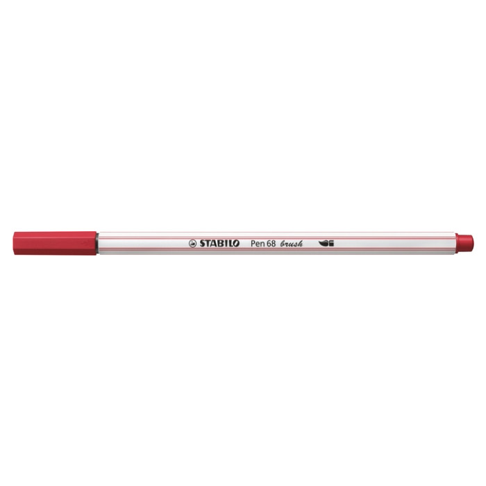 Brushstift STABILO Pen 568/50 donkerrood
