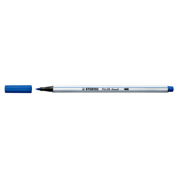 Brushstift STABILO Pen 568/41 donkerblauw