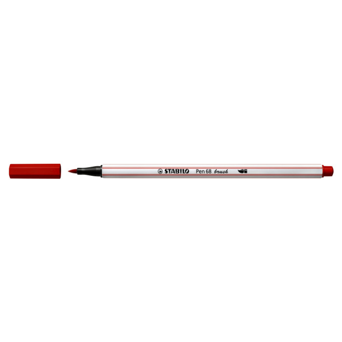 Brushstift STABILO Pen 568/48 karmijnrood