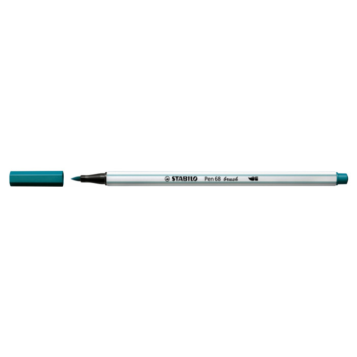 Brushstift STABILO Pen 568/51 turquoiseblauw