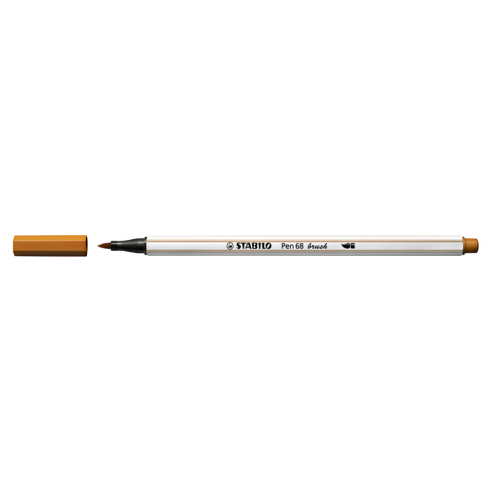 Brushstift STABILO Pen 568/89 donker oker