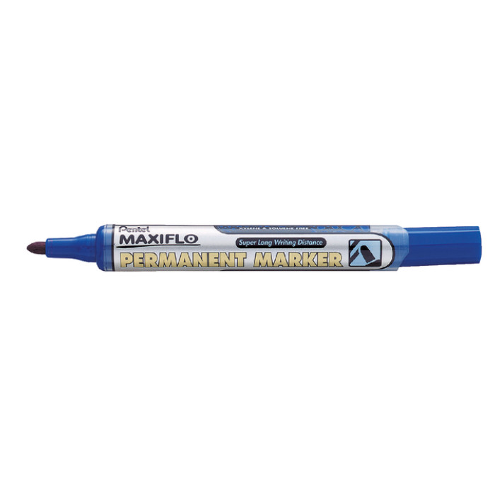 Viltstift Pentel NLF50 Maxiflo rond 1mm blauw