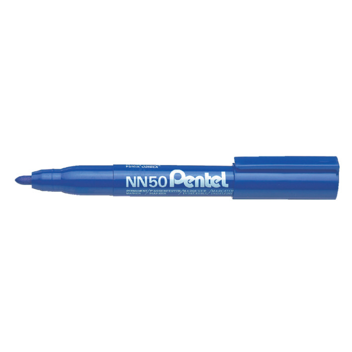 Viltstift Pentel NN50 rond 1.3-3mm blauw