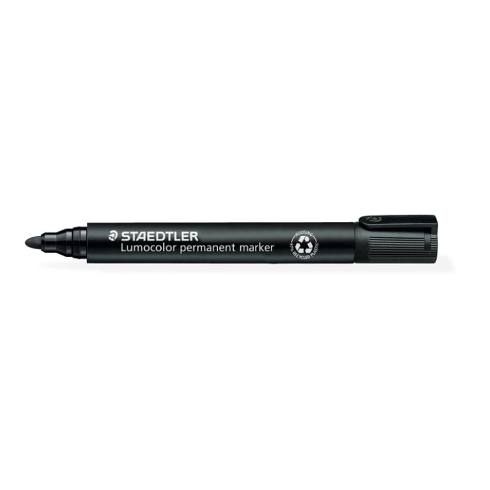Viltstift Staedtler 352 rond zwart 2mm