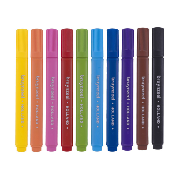 Viltstift Bruynzeel Kids Triple set à 10 kleuren