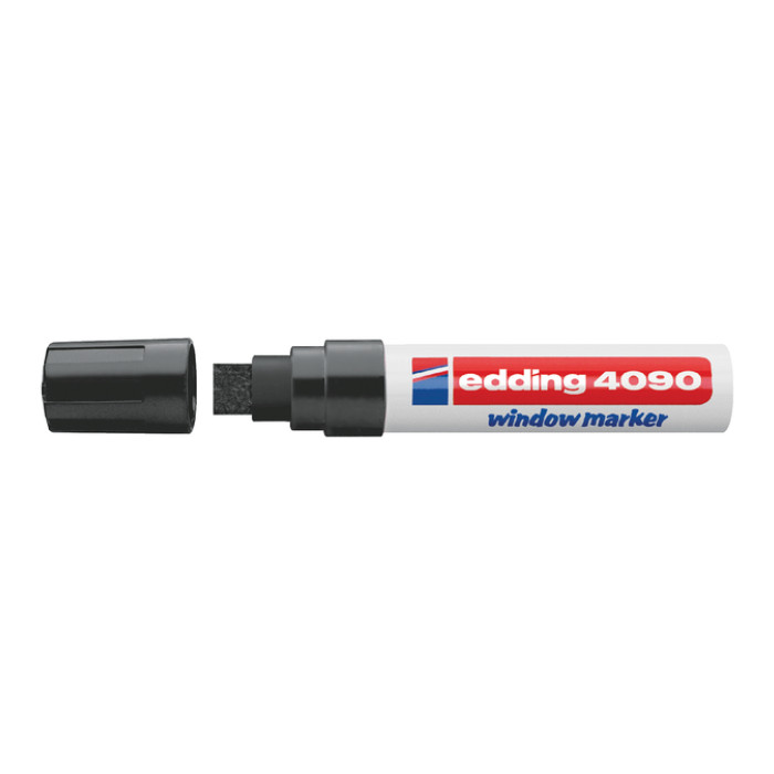 Krijtstift edding 4090 window schuin 4-15mmzwart bister à 1 stuk