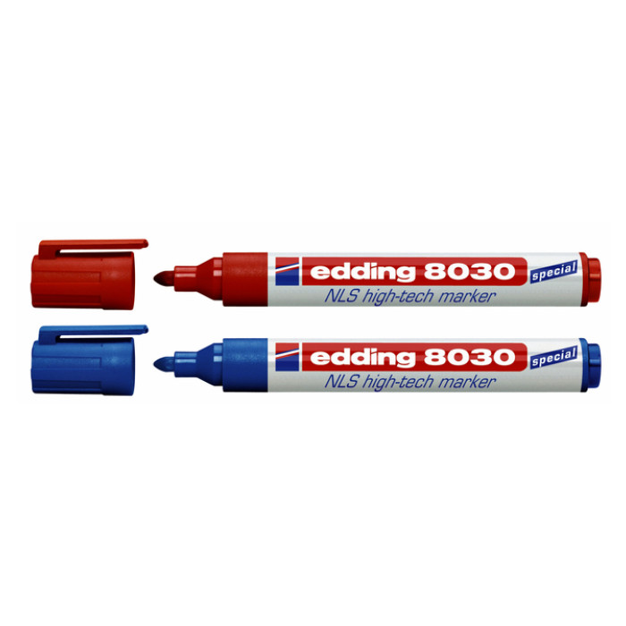 Viltstift edding 8030 NLS high-tech 1.5-3mm rood