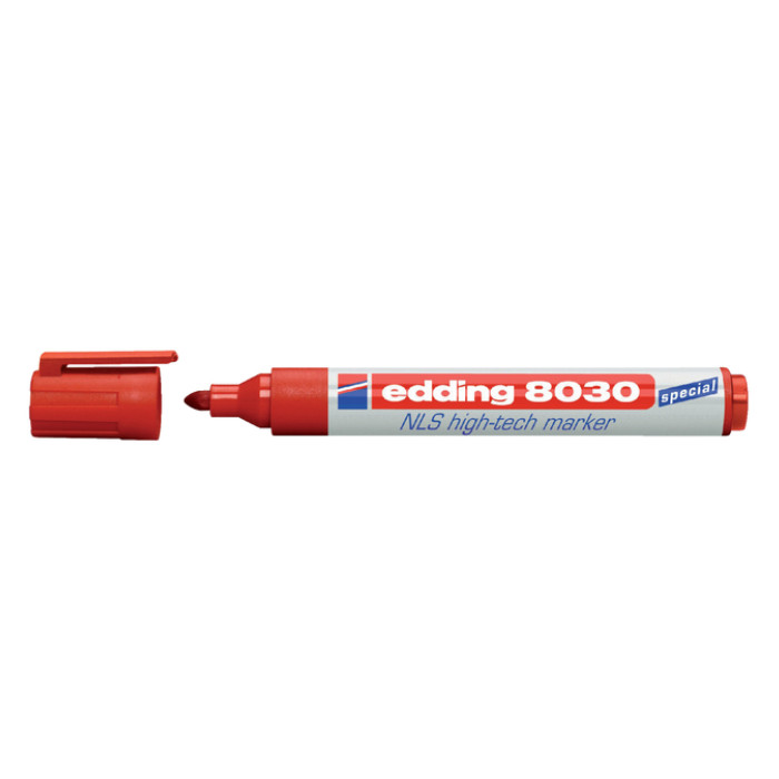 Viltstift edding 8030 NLS high-tech 1.5-3mm rood