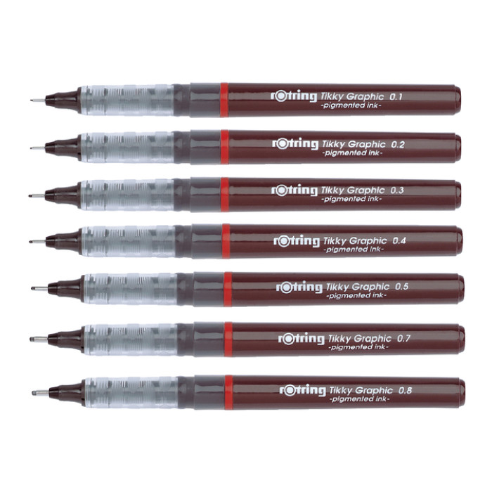 Fineliner rOtring Tikky Graphic 0.1mm