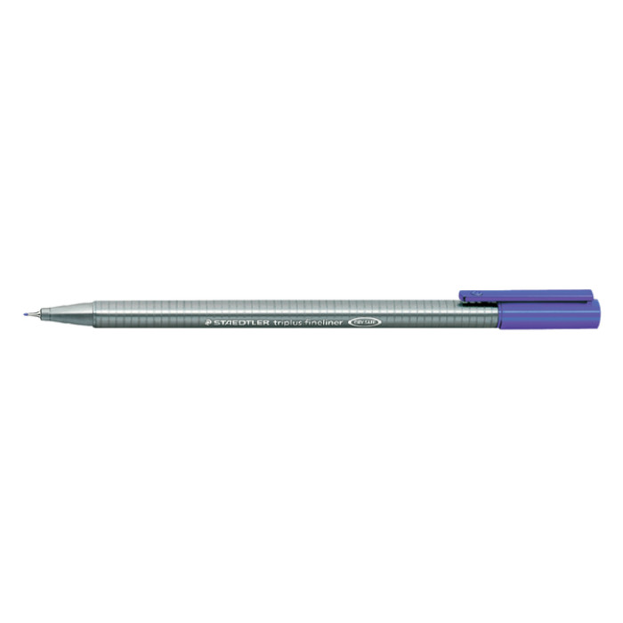 Fineliner Staedtler Triplus 334 blauw 0.3mm