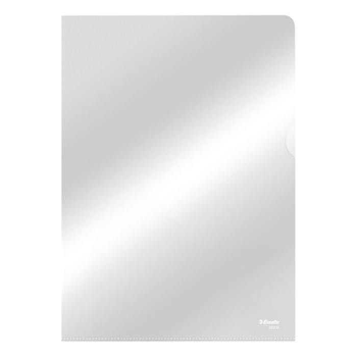 Insteekmap L-model Esselte standaard copy safe 0.11mm PP  A4 transparant 10 stuks