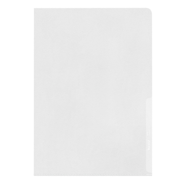 Insteekmap L-model Leitz Premium 0,13mm PP A4 transparant 100 stuks