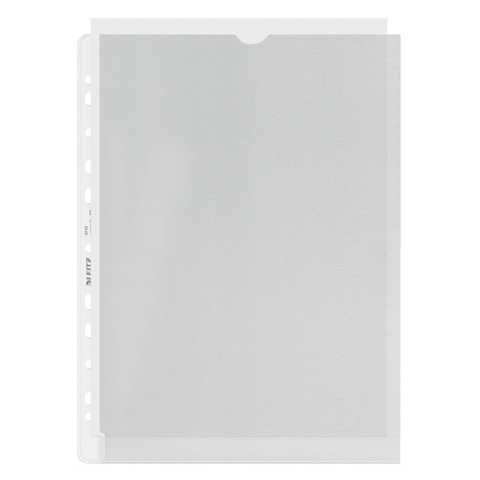 Showtas Leitz Premium links open 0.13mm PP A4 transparant 100 stuks