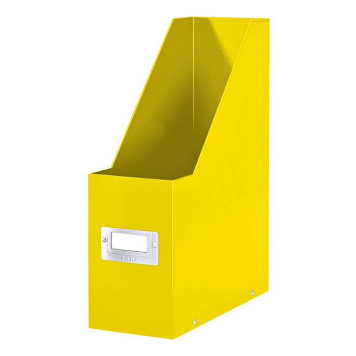 Tijdschiftcassette Leitz WOW Click & Store geel