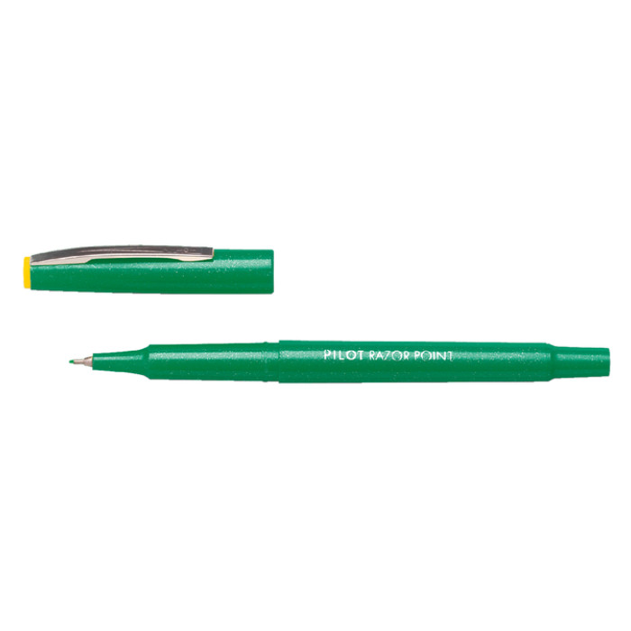 Fineliner PILOT Razor Point fijn groen