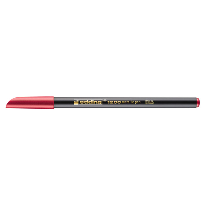 Fineliner edding 1200 072 fijn metallic rood