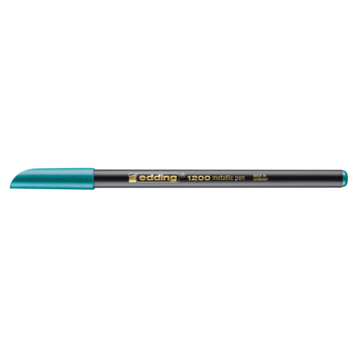 Fineliner edding 1200 074  fijn metallic groen