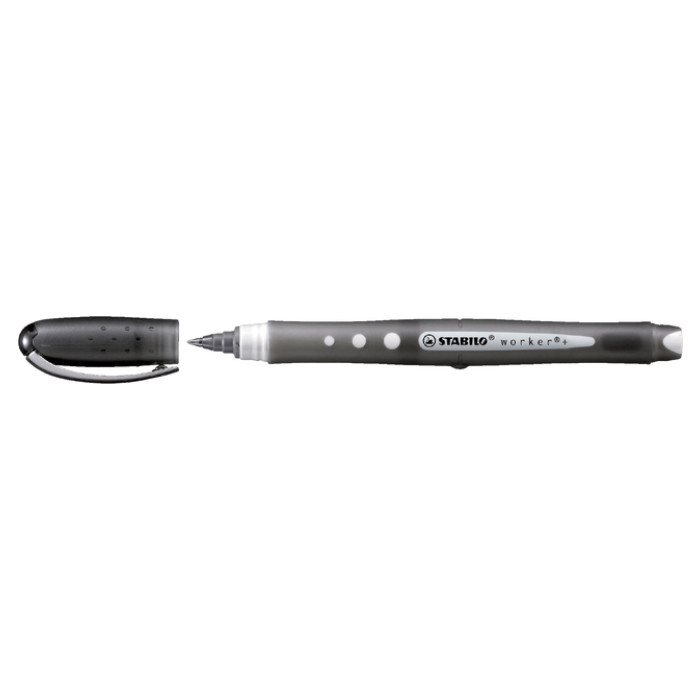 Rollerpen STABILO worker colorful 2019/46 medium zwart