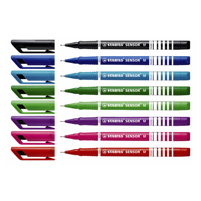 Fineliner STABILO Sensor 187/43 medium lichtgroen