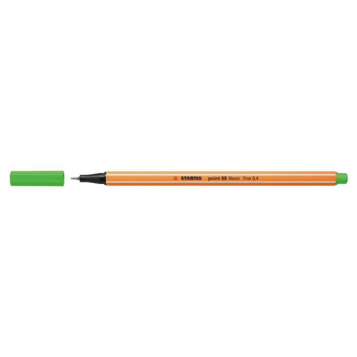 Fineliner STABILO point 88/033 fijn neon groen