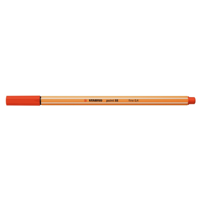 Fineliner STABILO point 88/40 fijn rood