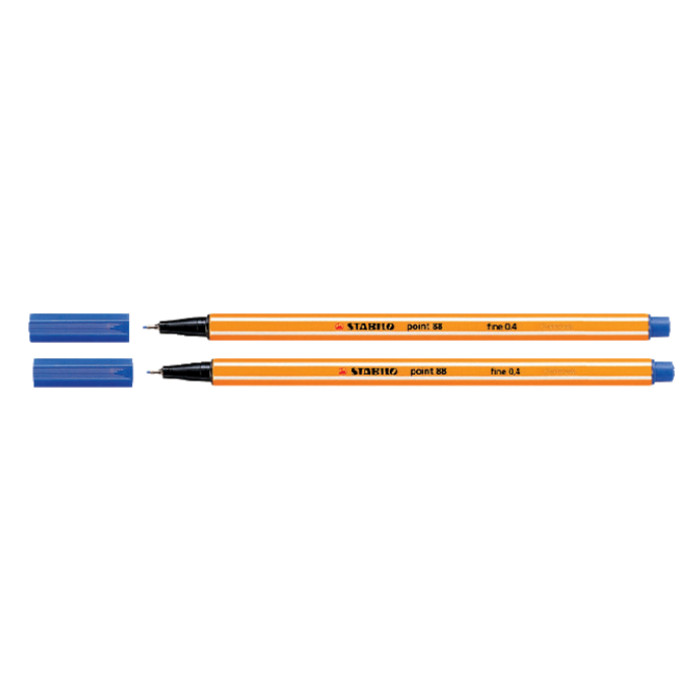 Fineliner STABILO point 88/41 fijn blauw