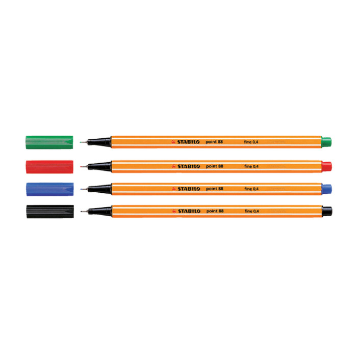 Fineliner STABILO point 88/36 fijn smaragdgroen