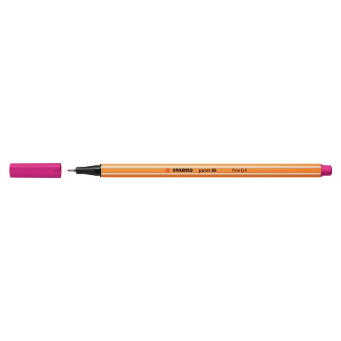 Fineliner STABILO point 88/56 fijn roze rood