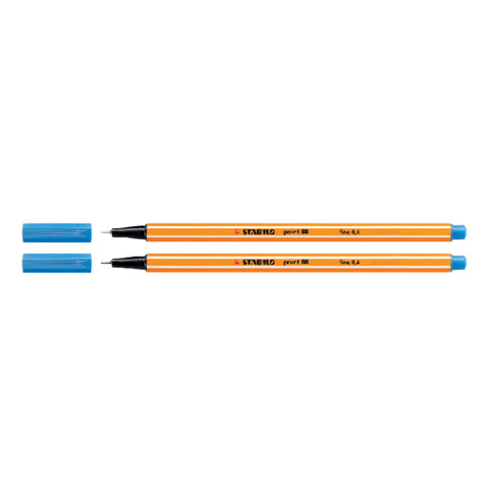Fineliner STABILO point 88/22 fijn Pruisisch blauw
