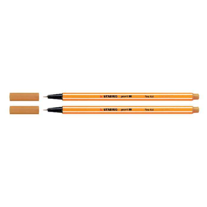Fineliner STABILO point 88/26 fijn abrikoos