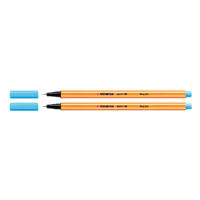Fineliner STABILO point 88/57 fijn azuurblauw