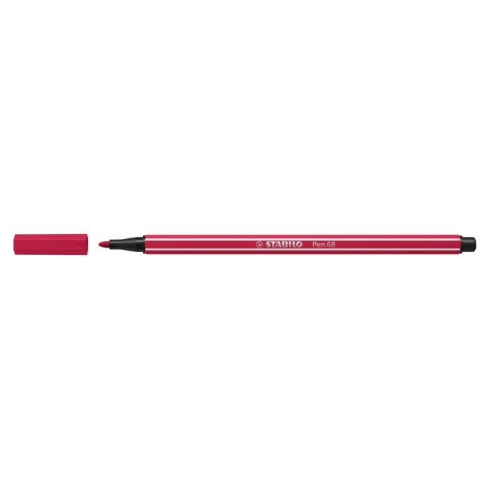 Viltstift STABILO Pen 68/50 medium donkerrood