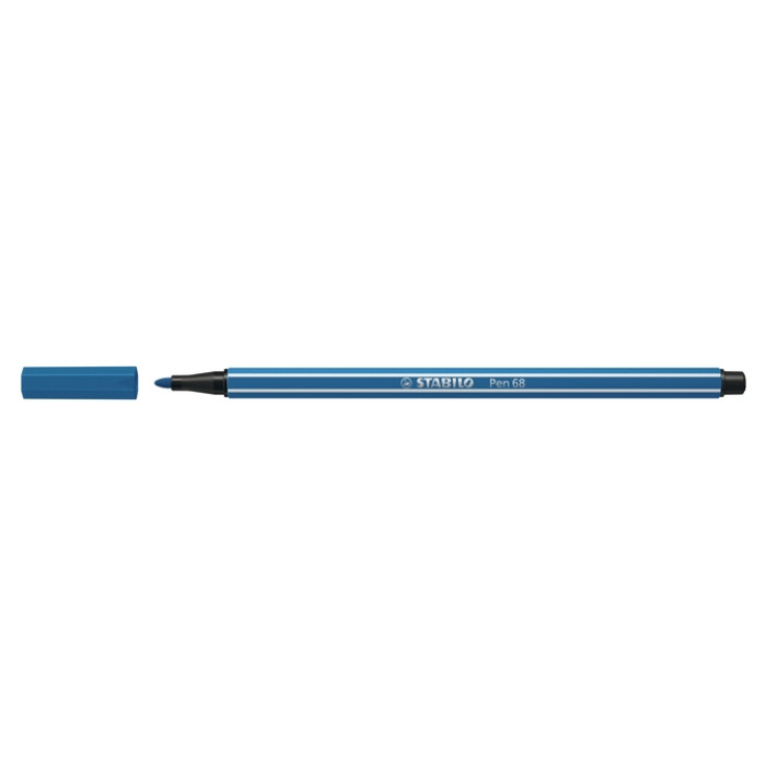 Viltstift STABILO Pen 68/41 medium ultramarijn blauw