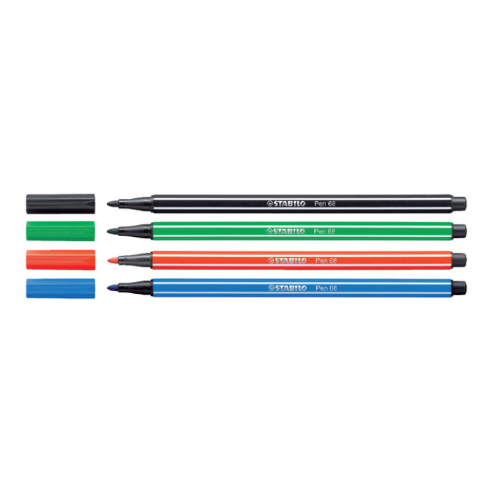 Viltstift STABILO Pen 68/41 medium ultramarijn blauw