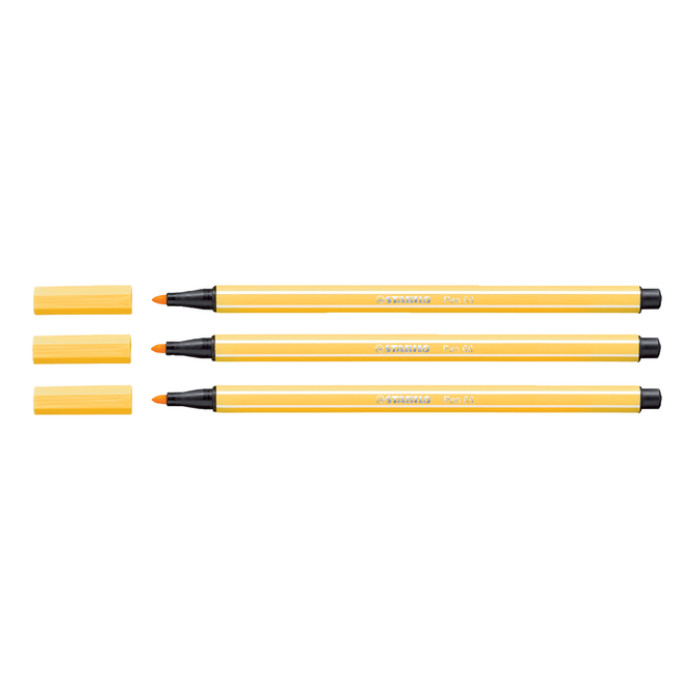 Viltstift STABILO Pen 68/44 medium geel