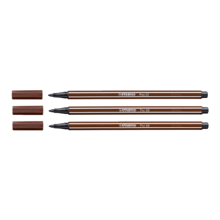 Viltstift STABILO Pen 68/45 medium bruin