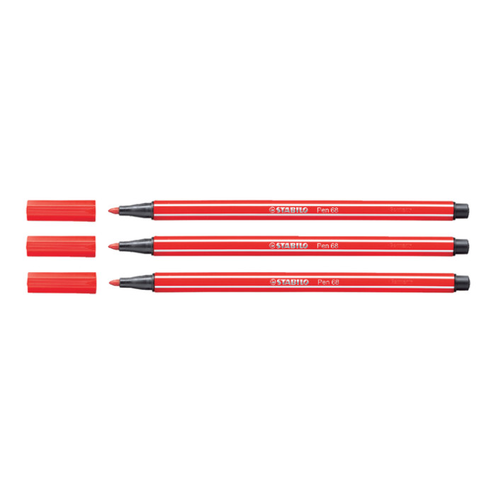 Viltstift STABILO Pen 68/48 medium karmijnrood