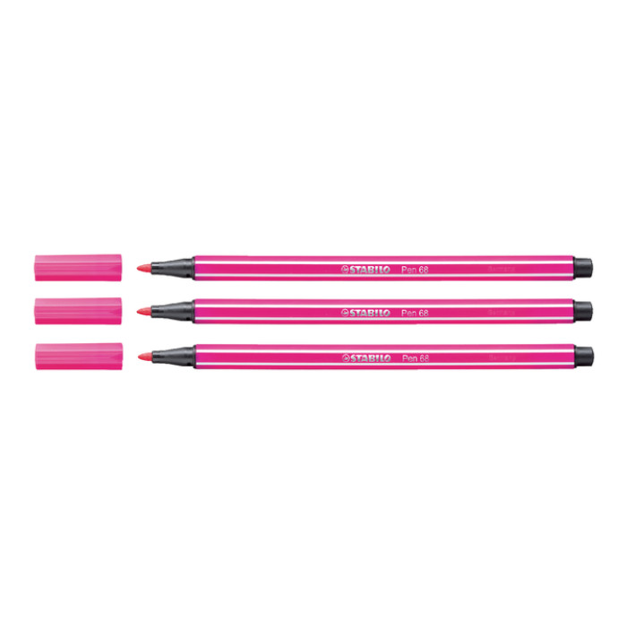 Viltstift STABILO Pen 68/56 medium rozerood