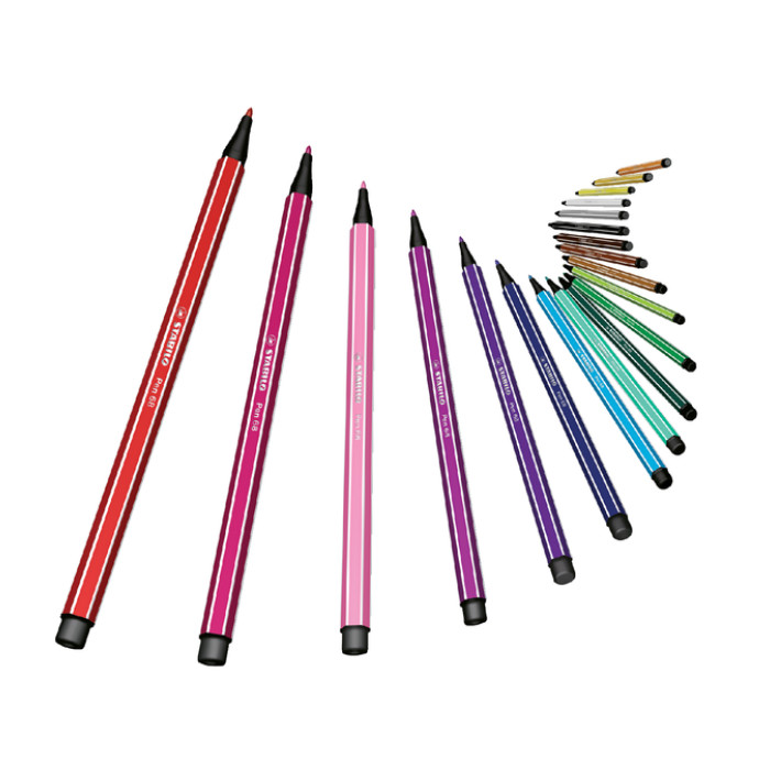 Viltstift STABILO Pen 68/89 medium donker oker