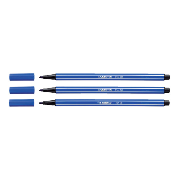 Viltstift STABILO Pen 68/32 medium donkerblauw