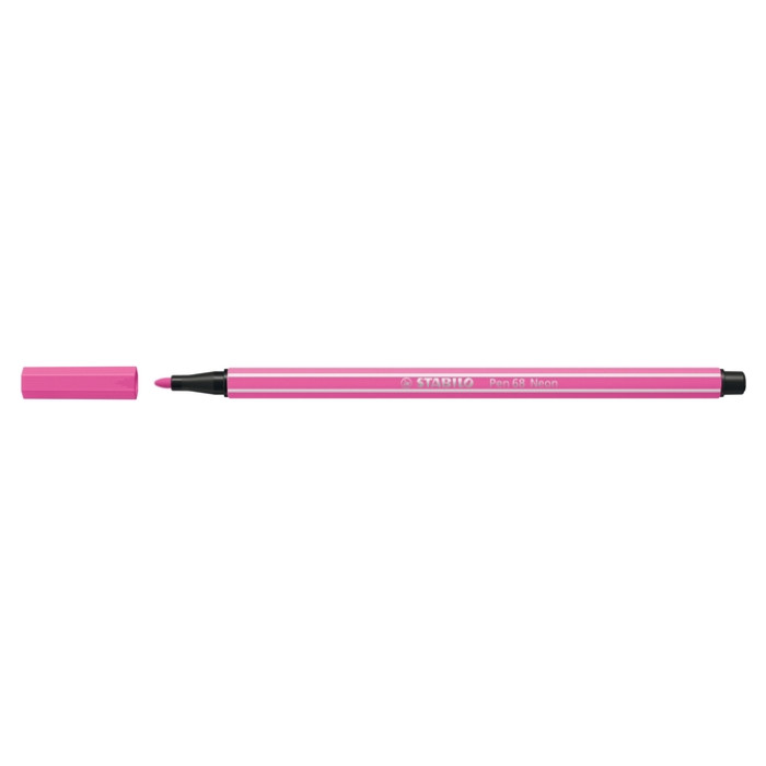 Viltstift STABILO Pen 68/056 medium neon roze