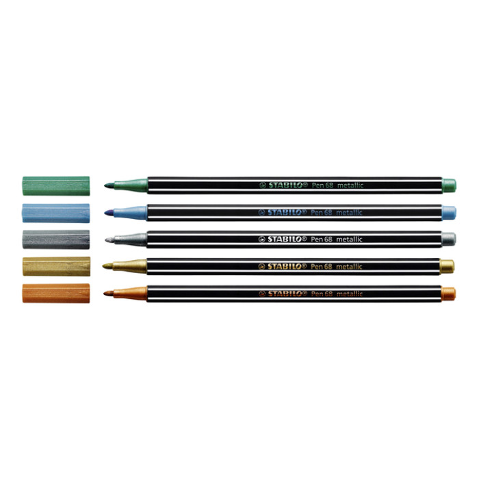 Viltstift STABILO Pen 68/820 medium metallic koper