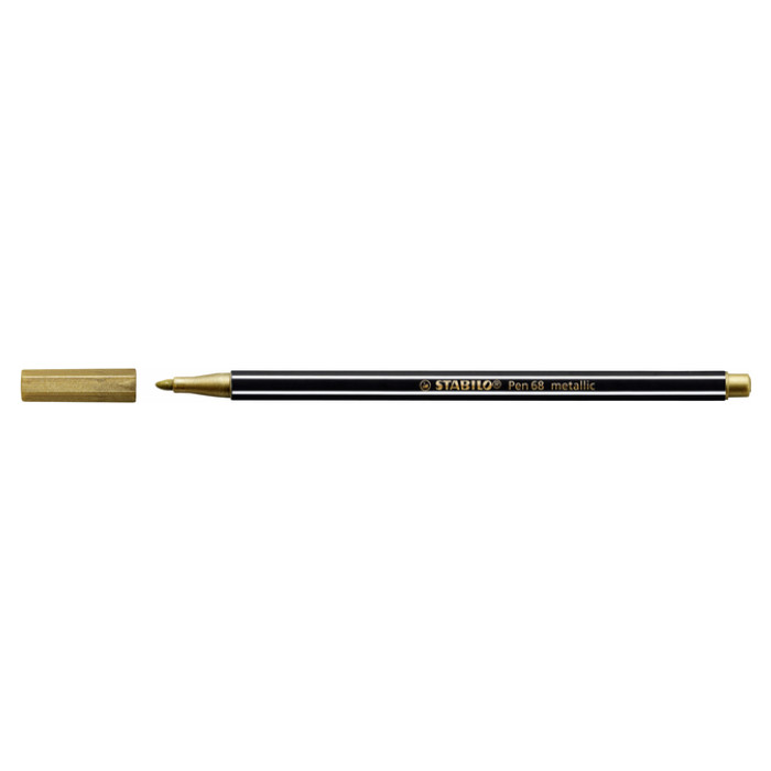 Viltstift STABILO Pen 68/810 medium metallic goud