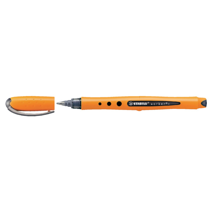 Rollerpen STABILO worker 2018/46 medium zwart