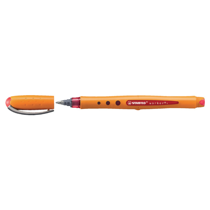 Rollerpen STABILO worker 2018/40 medium rood