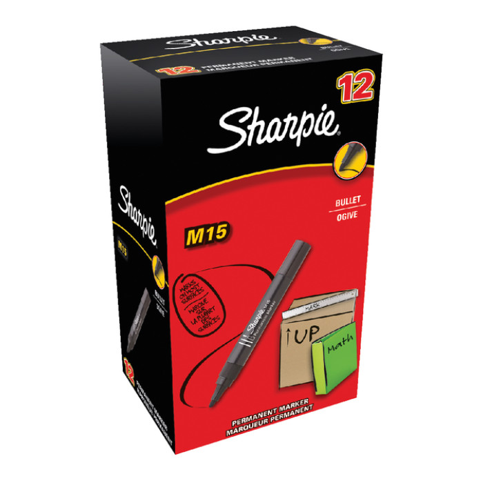 Viltstift Sharpie rond M15 1.8mm zwart