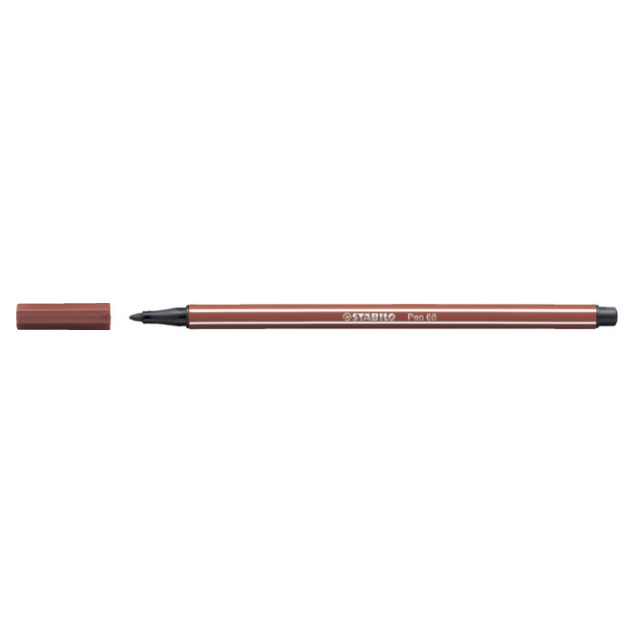 Viltstift STABILO Pen 68/38 medium roodkrijt
