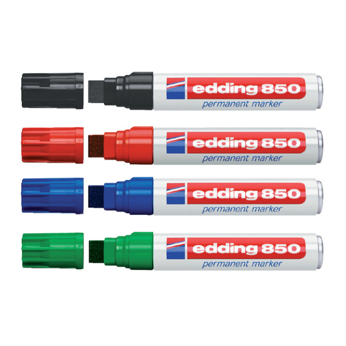 Viltstift edding 850 blok 5-16mm rood