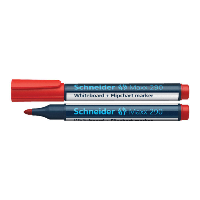 Whiteboardmarker Schneider Maxx 290 rond 2-3mm rood